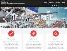 Tablet Screenshot of irankargo.net